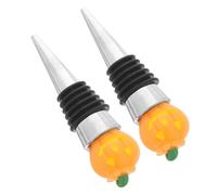 Artibetter 2 pezzi Tappi per Bottiglia Vino Halloween in Resina Forma di Cappello Strega e Decorazione Tappi Ermetici per Conservazione Qualità Vino Adatti per Feste Autunnali e