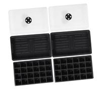Artibetter 2 Pezzi Vassoio Germinazione con Coperchio Ventilato Contenitore Piantine in Plastica Resistente Kit Coltivazione Semi per Piantine Microgreens e Insalate e Facile da Pulire
