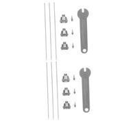 Artibetter 2 Set Accessori per aerografo Accessori per aerografi Sostituzione degli ugelli aerografati spruzzatore di Ricambio per aerografo Parti dell'aerografo Rame