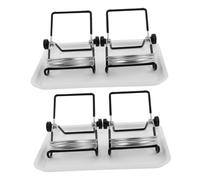 Artibetter 2 Set Kit Coperchi Germogliatore in Acciaio Inossidabile con Rete per Barattoli Bocca Larga Supporto e Vassoio per Germogliare Semi di Fagioli, Semi Oleosi e Broccoli Controllo