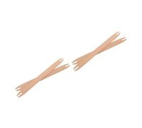 Artibetter 2 Set Navetta per Tessitura Magliaia Utensili Ergonomico Accessori Filato Strumento in Legno per Maglieria A Mano Strumenti per Lavorare A Maglia con Pompon di Legno 2 Pezzi*2
