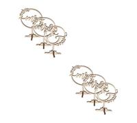 Artibetter 2 Set Oggetti di Scena Decorativi per Matrimoni Decorazioni Nuziali rustiche per Il ricevimento Annata di Signor e Signora Decorazione per Feste di Nozze Beige