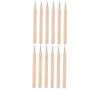 Artibetter 2 Set Penna di Carta Penna per Quilling di Carta Penna A Fessura di Carta Arte Colorato Mestieri di Carta Mestiere Forniture per Quilling di Carta Scanalato Palo di Legno 6 Pezzi*2