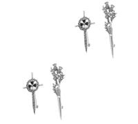 ARTIBETTER 2 Set Spilla D'epoca Spillo Spille Per Le Donne Spille D'oro Per Le Donne E Da Donna Grandi Smalto Spilla Di Moda Corpetto Per Bouquet Lega 2 Pezzi * 2