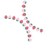 Artibetter 2 Set Striscione di Fragole per Compleanno in Feltro, Decorazione senza Odore per Interni ed Esterni, per Festa di Compleanno e Ambienti Interni
