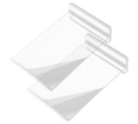 ARTIBETTER 2 Set Tavolo Acrilico Espositore Bifacciale Per Menù E Resistente E Graffi Per Ristoranti E Uffici 2 Pezzi*2