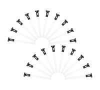 ARTIBETTER 20 Pezzi Bastoncini di Stoppini in Cotone con Supporto per Umidificatore Portatile 10x100 Mm, Filtro Ricambio per Diffusore Aria in Casa, Ufficio e Auto, Nucleo Filtrante