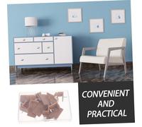 ARTIBETTER 20 Pezzi Fermagli Scorrevoli per Plastica Forme Quadrata e Tacchetti per Riparazione Comò Facili da Installare Silenziosi e Resistenti Adatti Mobili e Cassettiere