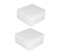 Artibetter 20 pezzi Scatole Porta CD Dvd Sottili in Plastica Trasparente con Vassoio Assemblato Organizer Custodie Singole Resistenti e Sicure per Archiviazione Professionale