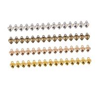 Artibetter 200pezzi Ciondoli Forma Di Cuore Pendenti Per Creazione Di Gioielli Per Braccialetti Fai Da Te Accessori Per Collane Materiali Selezionati Design Liscio e Creativo