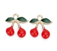 Artibetter 20pezzi Ciondolo a Forma Di Frutto Ciondolo in Metallo Ciondoli Fai Da Te Per Braccialetti Collane e Creazione Di Gioielli Accessori Decorativi Semplici Ma Eleganti