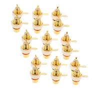 Artibetter 20pezzi Piastre Adattatrici Per Altoparlanti Connettori Pin Per Audio Pin Connettori Audio Forcella Per Montaggio Pannello Terminali Per Altoparlanti
