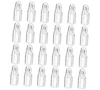 Artibetter 24 Pezzi Manico Per Veneziana Ganci Trasparenti Mini Ganci Per Utensili Ciechi Ganci Per Bacchetta Cieca Mini Sostituzione Bacchetta Cieca Bacchetta Di Ricambio Cieca Pvc Parti Di
