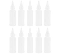 Artibetter 25 Pezzi Bottiglie Applicatore per Tinta Chioma 50ml Bottiglia Squeeze in Pe e Abs Versatile per Colorazione e Styling Chioma Bianco