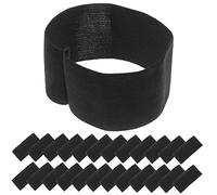 Artibetter 25 Pezzi Bracciale Funebre Commemorativo Elastico per Rispettare Memoria Dei Defunti