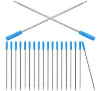 ARTIBETTER 25 Pezzi Ricariche per Penne Gel Sostituibili, Punta Media 1mm, | Pp, Scrittura Fluida e Perdite, Ricambio Pratico per Studenti, Uso Quotidiano e Disegno