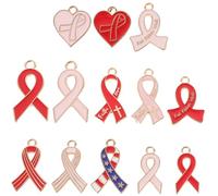 Artibetter 26pezzi Ribbon-shaped Charms Adorable Hanging Decorations Diy Jewelry Making Supplies Metal Chains for Earrings Crafting Craft Ribbon Decorations Accessories for Homemade Jewelry