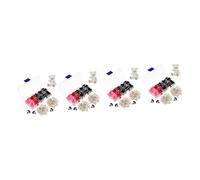 Artibetter 280 Set Set di Naso della Bambola Naso da Bambola Naso d'orso Imbottito Naso di Bambola con rondelle Sicurezza affollato Rosa Naso Animale Occhi Giocattolo Peluche