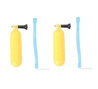 Artibetter 2pezzi Galleggiante Antiscivolo Per Fotocamere Superficie Embossata Per Accessorio Acquatici Snorkeling e Immersioni Giallo