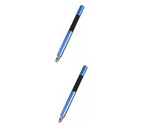 Artibetter 2pezzi Penna Stylus Capacitiva Con Punta Disc e Fibra Per Tablet e Smartphone Design Elegante Blu Scuro Perfetta Per Disegno e Annotazioni Su Schermi Touch