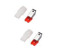 Artibetter 2pezzi Stylus Magnetico Rosso Di Ricambio Per Giradischi Accessori Per Dischi Vinile Facile Installazione Qualità Audio Eccellente Compatibile Con Giradischi