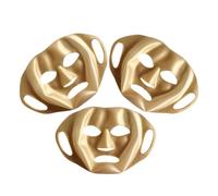 Artibetter 3 Pezzi Coprimaschera in Silicone Oro Riutilizzabile Ganci, per | Copertura 3d Aderente, Sigillo Occlusivo, per Maschere e Creme, Routine Casa e Doccia
