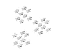 ARTIBETTER 3 Set Di Clip Per Ripiani Del Congelatore Beqcker in Acciaio Inossidabile Clip Metalliche Facili Da Installare Per Frigorifero 8 Pezzi * 3
