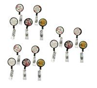 ARTIBETTER 3 Set Portabadge Retrattile Colorato Con Design Per Infermieri Insegnanti E Volontari Accessori Pratici Per Chiavi E Badge Identificativi 5 Pezzi*3