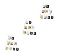 Artibetter 3 Set Portachiavi Bibbia Mini Libri Decorativi Per Borse Ciondoli Religiosi Stile Semplice Per Regali Battesimo E Speciali 9 Pezzi*3