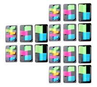 ARTIBETTER 3 Set Segnapagina Colorati Adesivi Neon Marcatori Per Pagine Note Per Libri E Ufficio Facile Usare E Pratici Per E Ricerche 6 Scatole*3