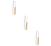 Artibetter 3 Set Strumento per Il trapianto di della Bambola Professionale radicamento attrezzo Strumenti per la Riparazione dei Strumenti per Fare i Metallo Argento
