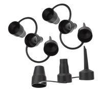 Artibetter 3 Set Ugelli per Pompa Gonfiabile a Tre Pezzi in Plastica Nera | Tre Misure, per Materassi ad Aria e Barche Gonfiabili, Uso Interno ed Esterno, Facili da Riporre