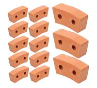 ARTIBETTER 30 Pezzi Modello in Mini Mattoncino Edificio Mattoni Piccola Casa Mini Blocchi Di Costruzione Miniature Per Mestieri Accessori Per Il Paesaggio Decori Mattone Tavolo Sabbia Argilla