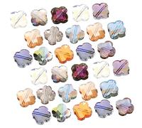 Artibetter 30 Pezzi Perline Vetro Colorate per Braccialetti e Collane Perline Decorative per Fai da Te per Creazioni Artigianali e Accessori Unici