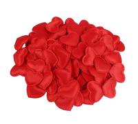 ARTIBETTER 300 Pezzi Coriandoli a Forma di Cuore Decorazioni per San e Matrimoni Petali Finti Rossi 35 CM per Feste Romantiche Decorazioni da Tavola per Anniversari e Camere da Letto