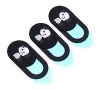 Artibetter 3pezzi Coperture per Webcam Cartoon Protezione Privacy per Laptop Tablet e Smartphone con Design Forma di Cagnolino Facile da Installare e Rimuovere