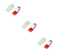Artibetter 3pezzi Stylus Magnetico Rosso Per Giradischi Accessorio Di Alta Qualità Con Eccellente Tracciamento e Facile Installazione Per Riproduttori Di Vinile