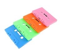 ARTIBETTER 4 pezzi Cassette Vuote Retro Colorate per Decorazioni Parete e Regali Te Custodie Nastro Audio Vintage per Feste e