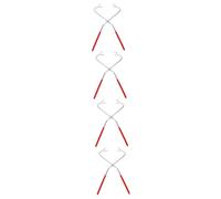 Artibetter 4 Pezzi Clip di glassa in Acciaio Inossidabile Ceramica per vetri smaltato Fare Smalto pentola Argilla Strumento di Scultura Strumento ceramico