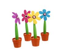 Artibetter 4 Pezzi con Design e Vaso Cancelleria per Scuola e Ufficio Blu Pz Ciascuno