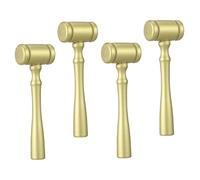 ARTIBETTER 4 Pezzi Martelletto Giudice per Costume Ruolo e Decorazioni Accessorio per Avvocato e Studente Giurisprudenza