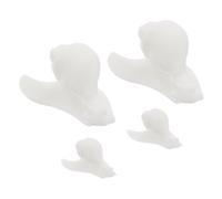 Artibetter 4 Pezzi Modello in Resina Mini Lumaca Bianco, Accessorio Riempitivo 3d per Micro Paesaggi e Fai, per Creazione di Gioielli e Artigianato in Resina