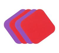 Artibetter 4 Pezzi Pad Multifunzionale Antiscivolo in Gomma Quadrati per Apri Barattoli Design Antiscivolo per Cucina