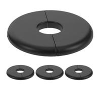 Artibetter 4 pezzi Piastra di copertura rotonda autoadesiva: copertura per foro circolare a parete per tubo da 1", flangia di ricambio a parete - flangia per tubo del braccio doccia per aperture