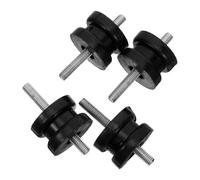 Artibetter 4 Pezzi Piedini Ammortizzanti in Gomma Cilindrici Bullone per Smorzatore di Vibrazioni Motore Auto e Generatore, Cuscinetti Antivibranti Insonorizzati per Attrezzature