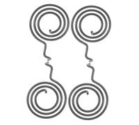 ARTIBETTER 4 pezzi Spirale in Ferro per Maniglia Porta Molla Interna Alta Resistenza con Filettatura Efficiente Compatibile con Diverse Misure di da Armatura per Riparazioni Professionali e