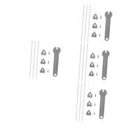 Artibetter 4 Set Accessori per aerografo ago dell'aerografo Sostituzione degli ugelli aerografati spruzzatore Parti di Ricambio degli Aghi dell'aerografo Cappucci per ugelli