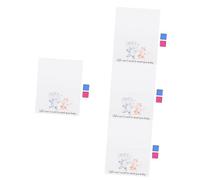 Artibetter 4 Set Completo Poster con Design Albero delle Impronte Digitale per Festa e Shower Include Inchiostri Adesivo per Unici