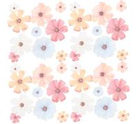 Artibetter 4 Set Decorazione Floreale Simulata Bouquet di Fiori Finti Aspetto Fiori Finti All'aperto Artificiale Falso Arredamento Impostore Fiori Artificiali UV Tessuto Colorato 50 Pezzi*4