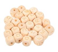 Artibetter 4 Set Giocattolo Quadrato di Lettere in Legno Giocattoli Blocchi di Costruzione della Scuola Puzzle Dell'alfabeto per Giocattolo Alfabeto di Legno 26 Pezzi * 4